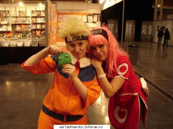 Naruto cosplay - Naruto shi Sakura - Naruto Uzumaki