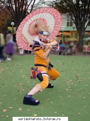 Naruto cosplay - naruto si-a scos la plimbare umbrela :P - Naruto Uzumaki