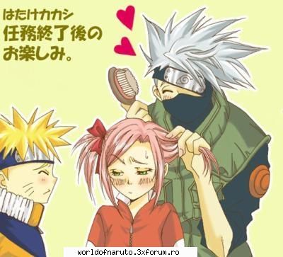 Poze - inca una dar e cu naruto shi kakashi - Sakura Haruno