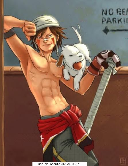 Poze - kiba and akamaru - Kiba Inzuka si Akamaru