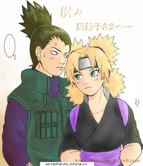 Poze - probabil,dar aici sti ce zice - Shikamaru & Temari