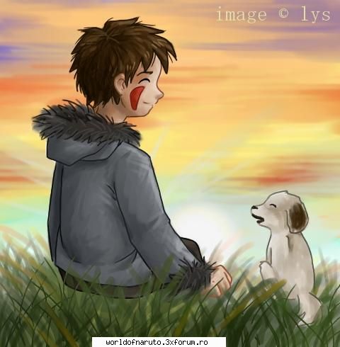 Poze - Laura - Kiba Inzuka si Akamaru