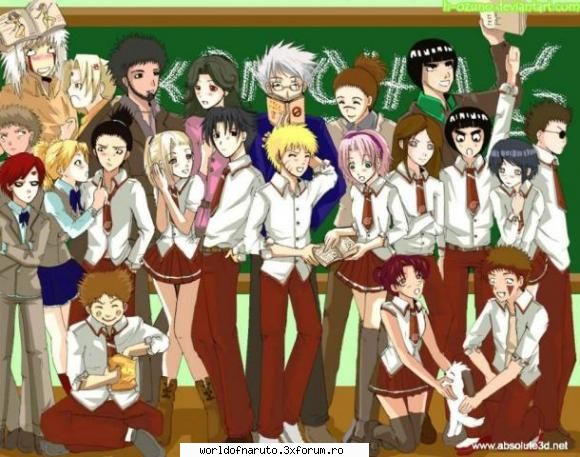 Poze - si inca una cu naruto si ceilalti la scoala - Naruto Uzumaki