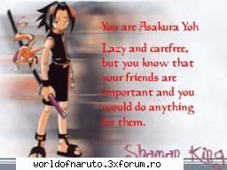 What good shaman are you? - exact cemi doreammmmmmm!!!!! - Teste Anime