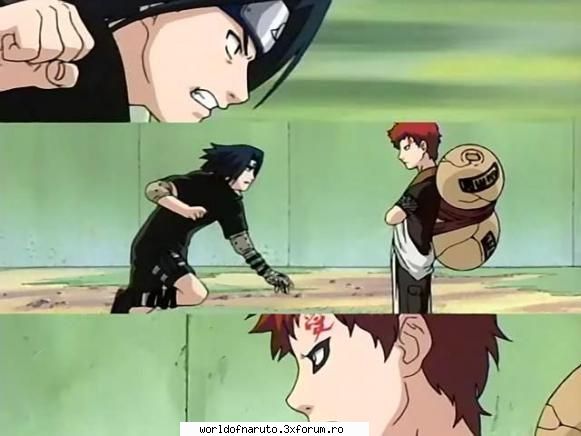 sasuke vs gaara - saku - Sasuke Uchiha